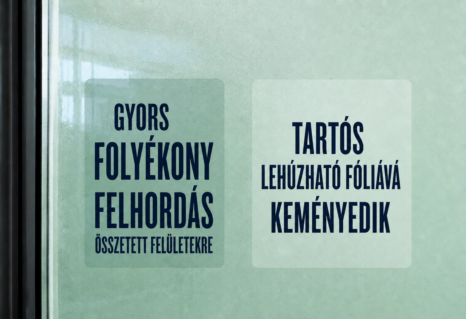 A folyékony bevonat tartós, lehúzható fóliává keményedik
